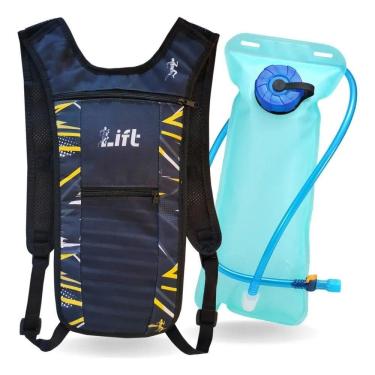 Imagem de Mochila De Hidratação Bolsa Ciclismo Térmica Preto Com Amare