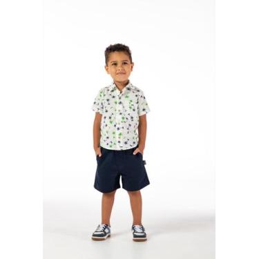 Imagem de Conjunto Bebê Menino Camisa Estampada E Shorts Fofo - VRASALON, 2, Coq
