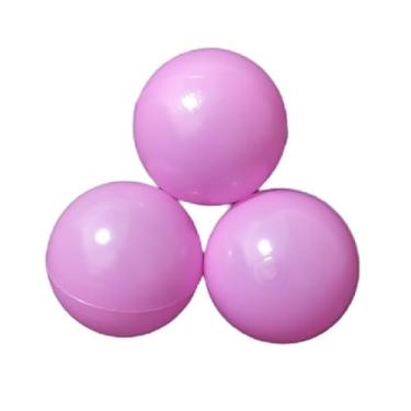 Imagem de 25 Unidades Bolinhas Coloridas Que Não Amassam, Plástico Atóxico, Resistentes, Seguras, Leves, Piscina, Cercadinho, Playground, Festa (25 ROSA)