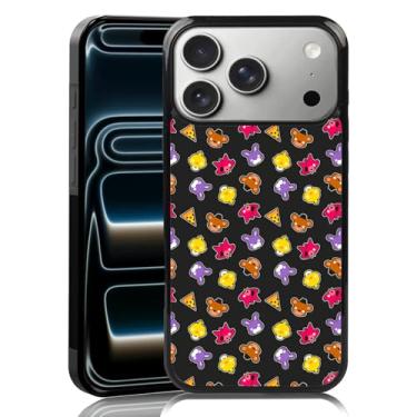 Imagem de MMYAJT Linda capa de celular com desenho animado urso e raposa adequada para iPhone 17 P ro Max, capa protetora de TPU à prova de choque FNAF Five Nights capa de telefone presente para meninos meninas