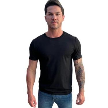 Imagem de Camiseta Pima Adonis Black Bordado-Masculino