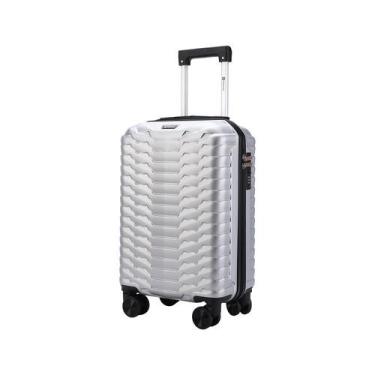 Imagem de Mala Travelux Sargans Pequena 10 Kg - Cadeado TSA, Prata, P