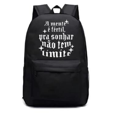 Imagem de Mochila Bolsa Unissex Tendencia Escolar Moderna Trabalho Casual Faculd