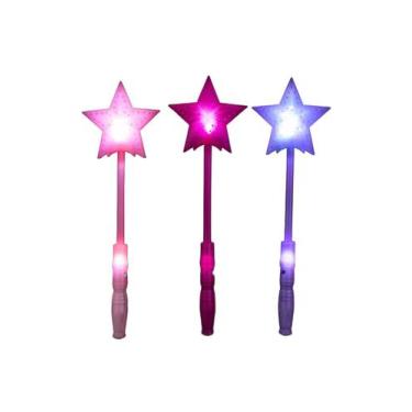 Imagem de Brinquedo Varinha Fada  Estrela + Lua  Presente Para Menina - Artbrink