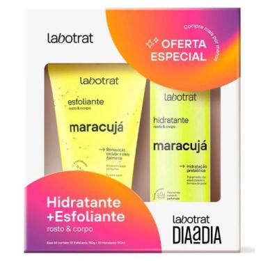 Imagem de Kit Dia A Dia Labotrat Esfoliante 150g E Hidratante 190g Maracujá