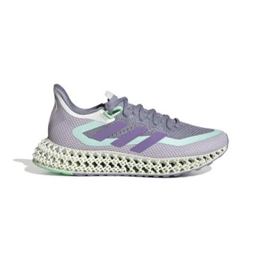 Imagem de adidas Tênis de corrida feminino 4Dfwd 2 - Roxo - Tamanho 36, Branco matiz zero metálico azul marinho, 36