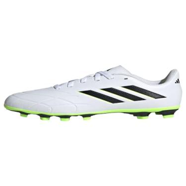Imagem de adidas Tênis infantil unissex Copa Pure.4 Firm Ground, Branco/preto/limão lúcido, 17