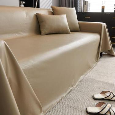 Imagem de Capa de sofá vctops impermeável de material sintético PU 180x260cm Cha