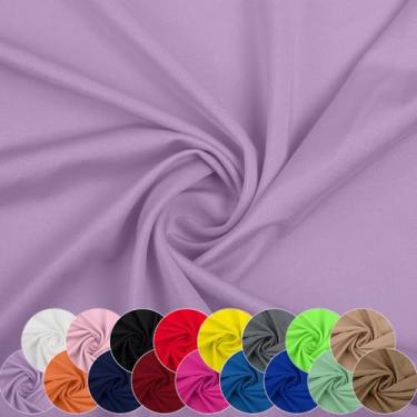 Imagem de Tecido de nylon elastano, 80% nylon, 20% elastano, tecido de lycra, roupa de banho, tecido esportivo elástico em 4 direções, dança, ioga (roxo, 2 jardas)