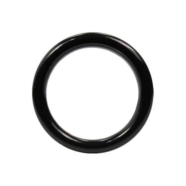 Imagem de Aro Acrílico Redondo 5cm Argola Para Artesanato Mobile Leve Resistente Guardanapos Pano de Prato (Preto, 30)