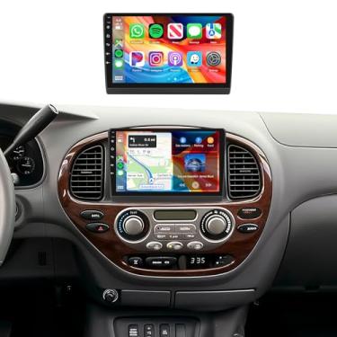 Imagem de Para rádio Toyota Sequoia 2005-2007, DSP EQ integrado Android 13 estéreo para carro com carplay sem fio, Android Auto 5.0, Bluetooth, tela sensível ao toque IPS HD de 9 polegadas, GPS, câmera de