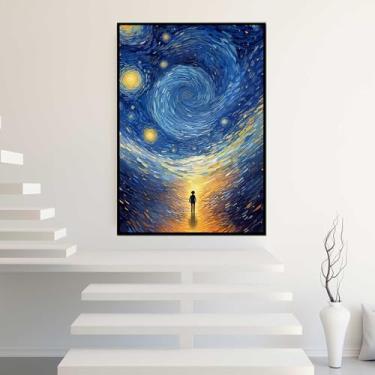 Imagem de Quadros Decorativos com Moldura Trigo Sol Paisagem Sala Quarto Kit Conjunto 2