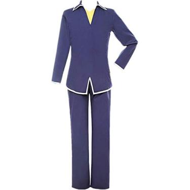 Imagem de Grand Duke Cesta de frutas anime Soma Kyo Cosplay Soma Yuki Cosplay Fantasia Uniforme Escolar Fantasia de Verão Conjunto Completo (Soma Kyo, Masculino GG)