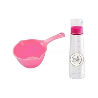 Imagem de Kit Confeiteiro 1 Bisnaga Umedecer Bolo + 1 Panelinha de Confeiteiro Para Derreter Chocolate