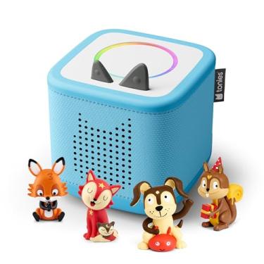 Imagem de Toniebox 2 músicas favoritas do reprodutor de áudio para crianças a partir de 1 ano com filhote de cachorro para brincar, canções para dormir, contar músicas e músicas de celebração - azul celeste