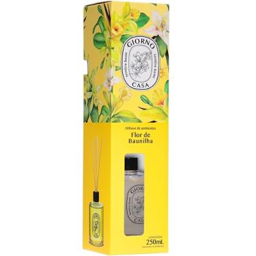 Imagem de Giorno Casa, Difusor de ambientes, Aroma Flor de Baunilha, 250ml, Amarelo