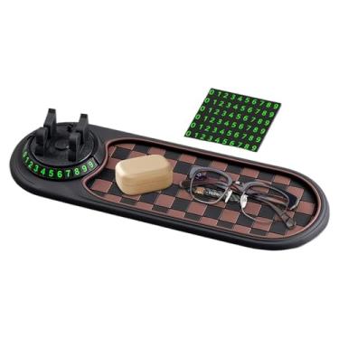 Imagem de Tapete de painel antiderrapante | Tapete de painel antiderrapante para automóvel, acessórios interiores multifuncionais, suportes de celular para carro e caminhão