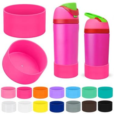 Imagem de Limotex 2 peças de botas protetoras de silicone compatíveis com Owala Kids de 473 ml e 496 g, acessórios para 350 g - antiderrapantes, resistentes a arranhões, adequadas para escola, atividades ao ar