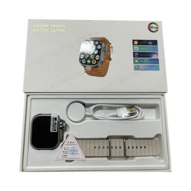 Imagem de Smartwatch 5G LTE Android 12 S10 Ultra CD12 Com Câmera Rotativa, GPS, 