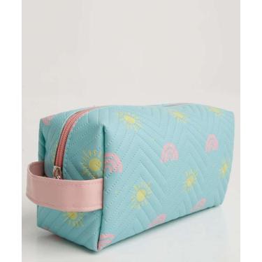 Imagem de Necessaire Feminina Estampada Textura Marisa-33188, UN, Azul
