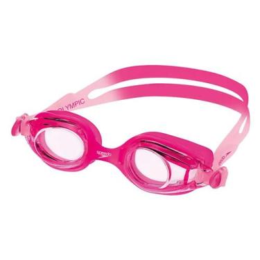 Imagem de Óculos natação speedo olympic jr, Rosa claro, UN