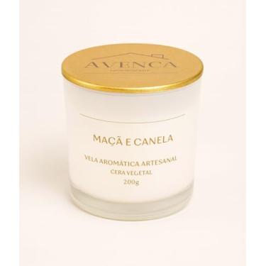 Imagem de Vela Aromática Maçã e Canela 200g - Avença Homeware