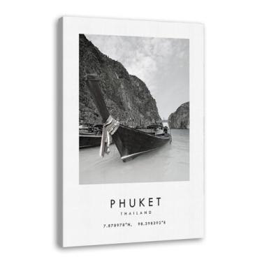 Imagem de Pôster de cidade preto e branco - impressão de viagem Roma Las Vegas Veneza Paris Sydney Amsterdã Amalfi Sanfrancisco Pintura em tela impressões de paisagem da cidade do mundo imagens de parede pôster