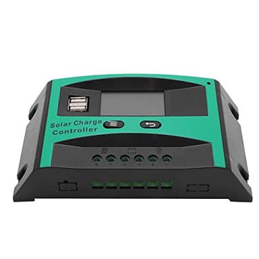 Imagem de Controlador de carga solar 12V 24V PWM automático Porta USB dupla com tela LCD Proteção contra curto-circuito para luz de rua fotovoltaica Uso industrial doméstico Material ABS (10A)
