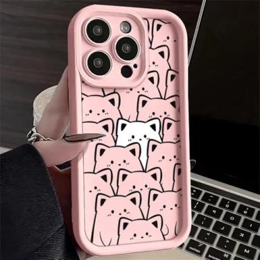 Imagem de Capa fofa para celular Xiaomi 14T 13T 15 Pro Poco X7 F6 M6 Pro Redmi Note 14 Pro Plus 14C, capa protetora resistente a impactos, rosa JGS236, para Redmi Note 14 Pro Plus