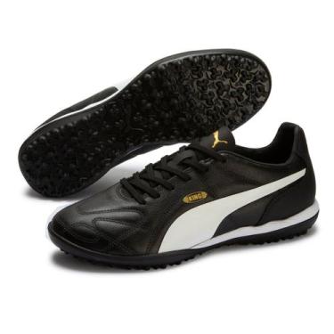 Imagem de Chuteira Society Puma King, Preto, Branco, 38