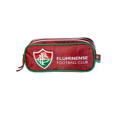 Imagem de Estojo Escolar Penal Duplo Time Futebol Fluminense 16446 - Xeryus