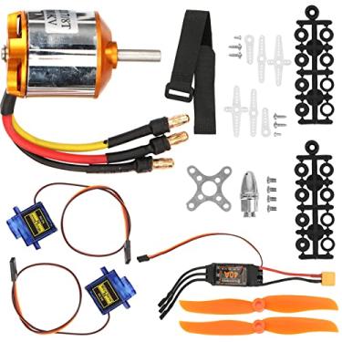 Imagem de Ymiko Motor 2217 1100KV de Alto Desempenho, Hélice 1060, Servo 9G, ESC 40A Com Conector XT60 para Helicóptero RC