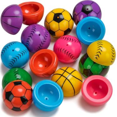 Imagem de ArtCreativity 1.25 Inch Vinyl Sport Ball Poppers - Pack of 24 - Assorted Colors - Awesome Pop Up Toy - Ideal Impulse Item - Great Small Game Prize, Party Favor and Gift Idea for Boys and Girls Ages 3+