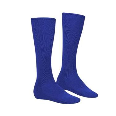 Imagem de Meião de futebol selene 4171.006, Azul, 34-38