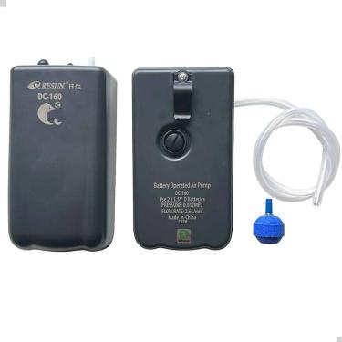 Imagem de Bomba Ar Portatil Aquario Pilha Emergencia Transporte Peixes