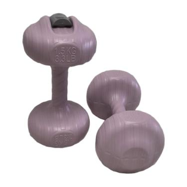 Imagem de Generic 2 halteres com água, equipamento de ginástica para treinamento de força, pesos de água para jovens, pesos de viagem infantis para treinamento de, 3kg