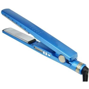 Imagem de Chapinha Prancha Titânio Ion 1 1/4 Até 450º F Cor Azul 110v/220v - Cha