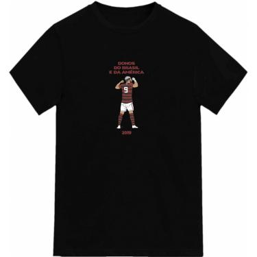 Imagem de Camiseta de Futebol Artilheiro da Nação Rubro-negra Masculina-Unissex