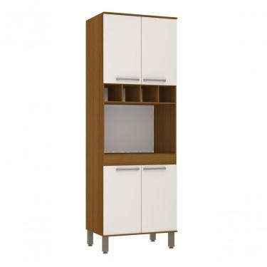 Imagem de Torre Modena 70 Cm 4 Portas Nicho Microondas Luciane Moveis