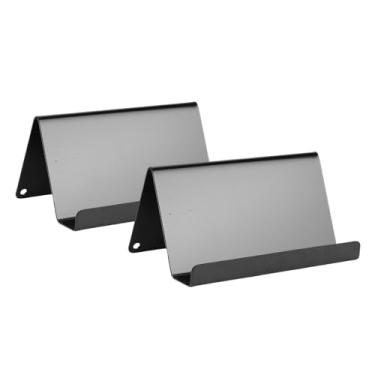 Imagem de AUNMAS Organizador de Exibição de Cartão 2 Unidades, Porta-cartões de Visita Com Design Ajustável para Vários Tamanhos para Mesas de Escritório, Salas de Reuniões, Configurações