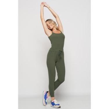 Imagem de Conjunto Salvatore Fashion Comfy Regata Alcinha Jogger Canelada Feminino-Feminino