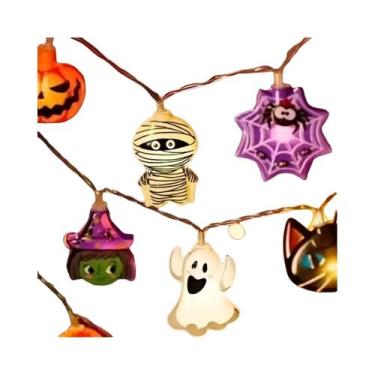 Imagem de Luzes De Cordão LED De Halloween Com 10/20/40 Lâmpadas, Alimentadas Po