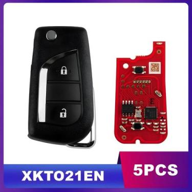 Imagem de Chave Remota De Fio Toyota De 2ª Geração Xhorse XKTO21EN Com 2 Botões 