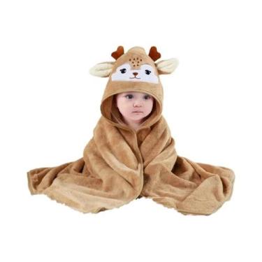 Imagem de Toalha De Banho Com Capuz De Desenho Animado Unissex Para Bebês, Envol