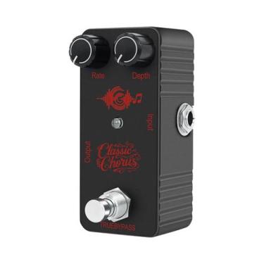 Imagem de Pedal de efeitos de guitarra elétrica mini tipo único crunch distorção