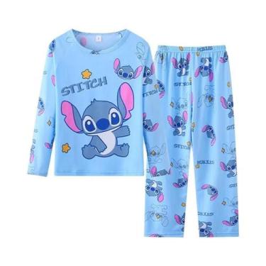 Imagem de Conjunto De Pijamas Para Crianças Com Manga Longa Para Meninos E Menin