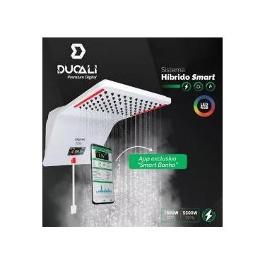 Imagem de Ducha Eletrônica Ducali Premium Branca-Zagonel