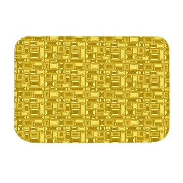 Imagem de Tapete de banho antiderrapante de flanela de tapete de banheiro OKJHFD para sala de estar banheiro interior quarto ao ar livre.(40cm×60cm)