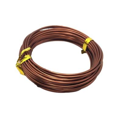 Imagem de YDJIANCAI Fio de artesanato de alumínio multicolorido de 3 mm, rolo de 5 m para escultura, modelagem, embrulho de arame, fabricação de joias, design floral, miçangas e suprimentos de artesanato DIY