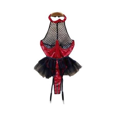 Imagem de Vestido De Noite Sem Mangas Em Renda Floral Para Mulheres Com Costas D